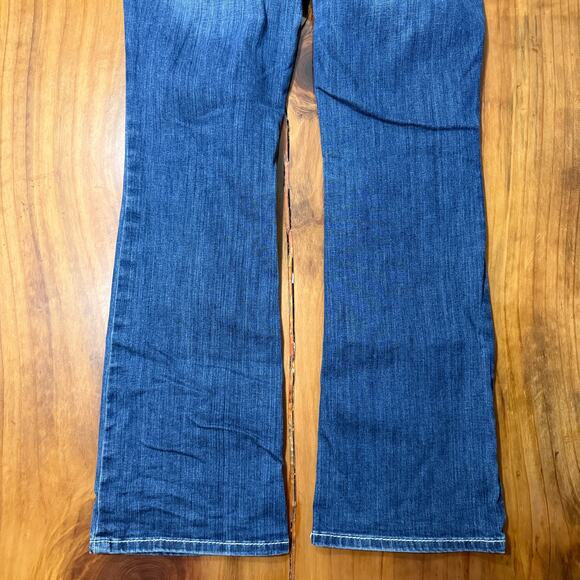 Ariat Denim Women's Jeans 31R Denim Mid Rise Boot Cotton Whipstitch Ocean Y16 - Picture 6 of 7